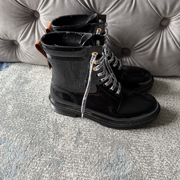 See By Chloe Black Rain Boots - Picture 4 of 7